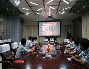 6月29日，集中收看河南省庆祝建党95周年表彰大会